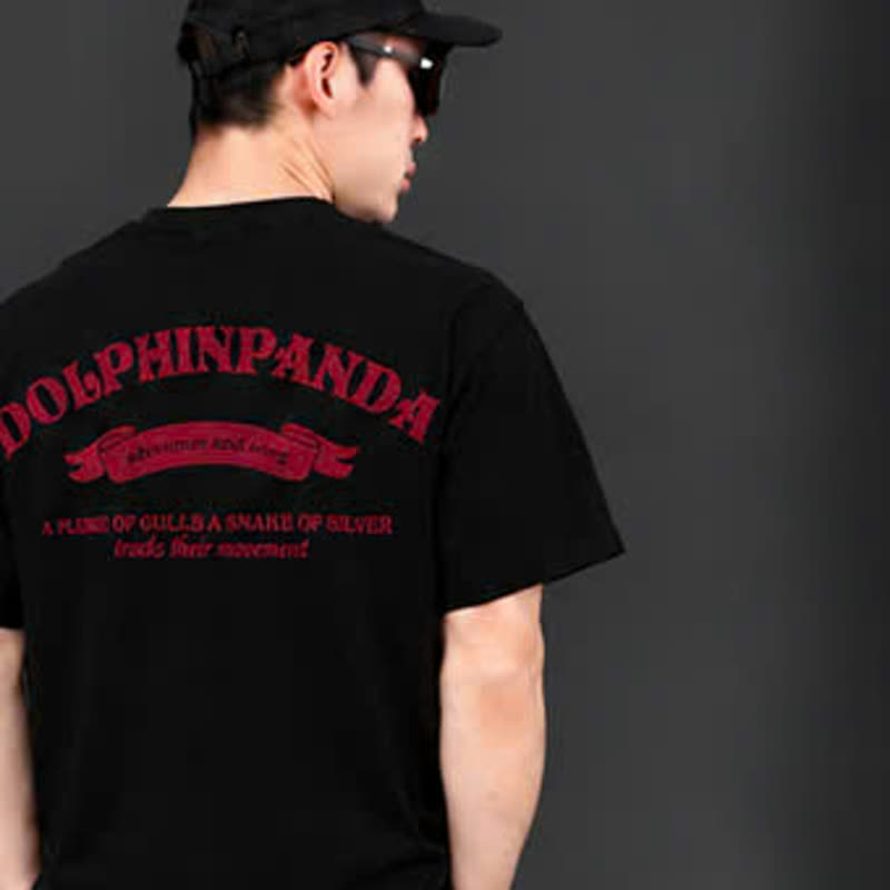 Áo phom rộng in nổi panda – đen sỉ tại xưởng Hoàng Hưng