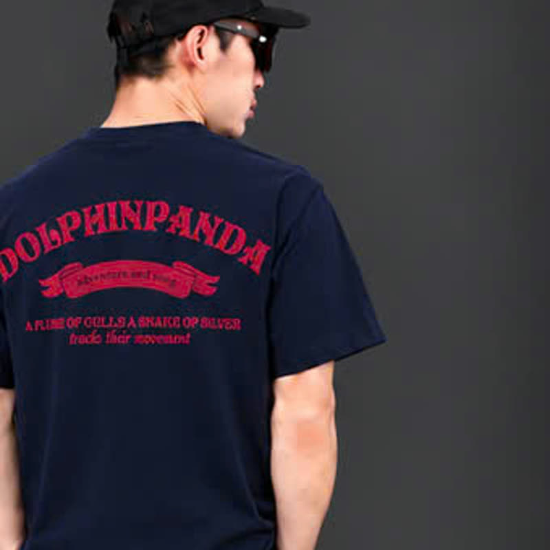 Áo phom rộng in nổi panda – navy sỉ tại xưởng Hoàng Hưng