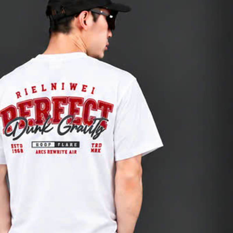 Áo phom rộng in nổi perfect – trắng sỉ tại xưởng Hoàng Hưng